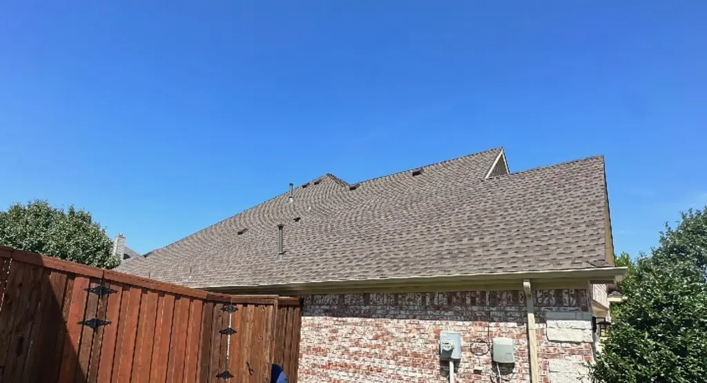 Completed roof replacement project in Homer